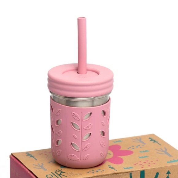 🍹ELK & FRIENDS // Stainless Steel 10oz Drinking Tumbler in pink - Picture 1 of 5